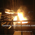 Steel billet casting induction melting furnace from steel facotry